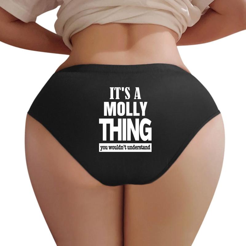 A Molly Thing You Wouldn't Understand Women Underwear Panties Women Black