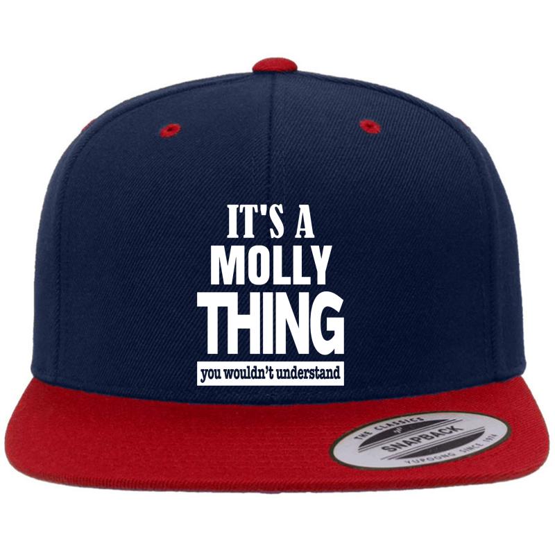 A Molly Thing You Wouldn't Understand Premium Flat Bill Snapback Cap  Navy