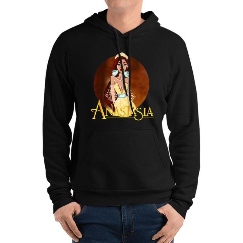 Anastasia Unisex Hooded Sweatshirt Men Black