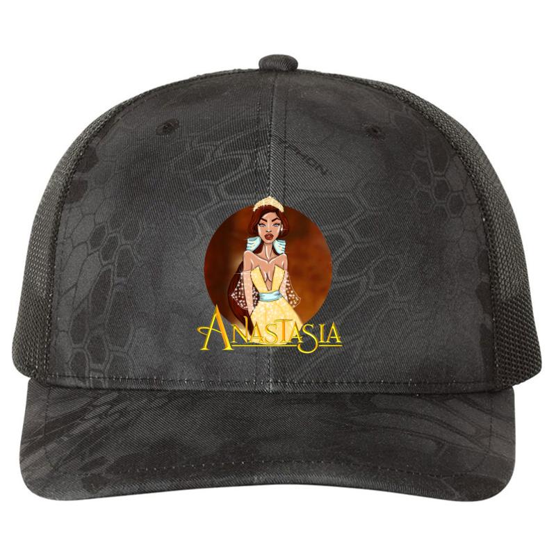 Anastasia Richardson Premium Trucker Snapback Cap  Kryptek Typhon Black