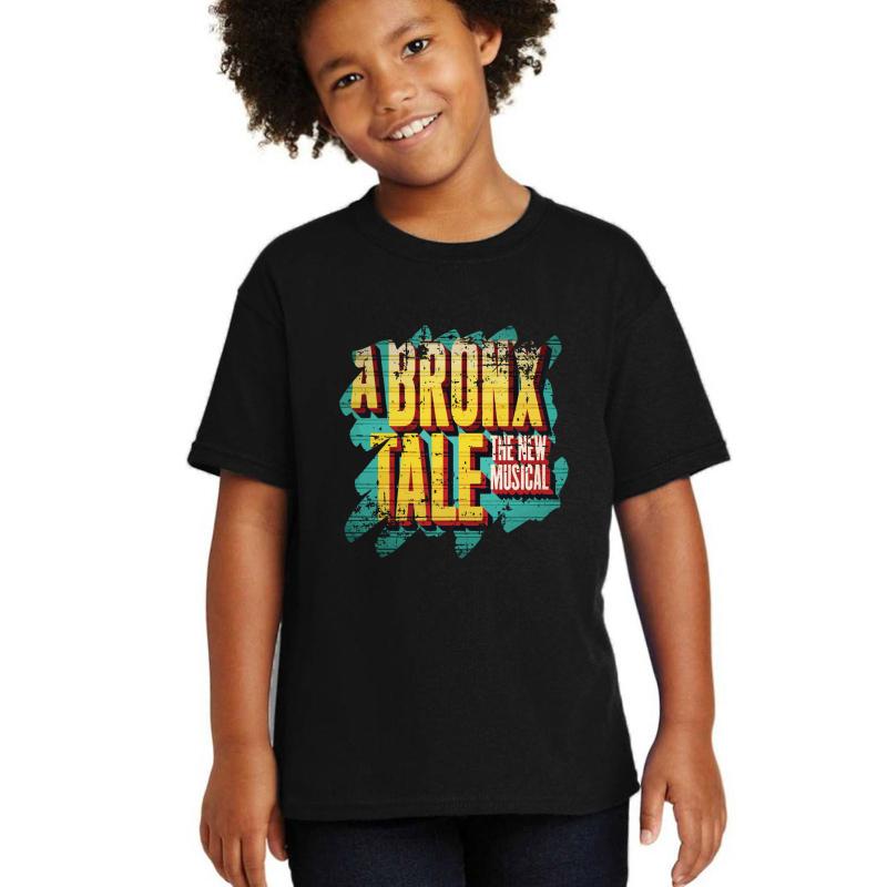 A Bronx Tale Musical Broadway Theatre Play New York Show Youth T-Shirt Boy Black