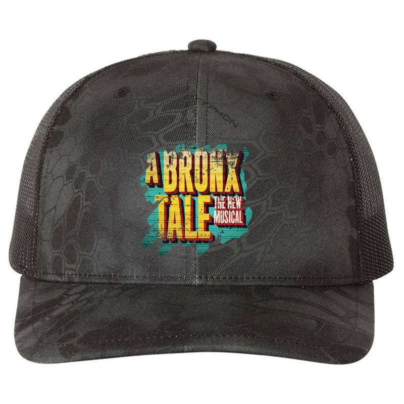 A Bronx Tale Musical Broadway Theatre Play New York Show Richardson Premium Trucker Snapback Cap  Kryptek Typhon Black