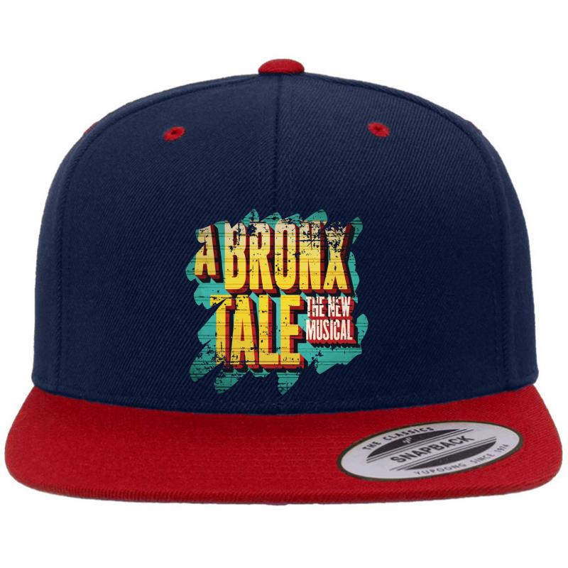 A Bronx Tale Musical Broadway Theatre Play New York Show Premium Flat Bill Snapback Cap  Navy