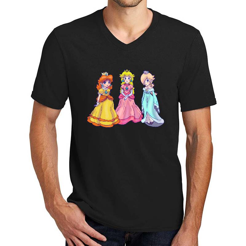 Princess Peach Rosalina And Princess Daisy Premium Flat Bill Snapback Caps