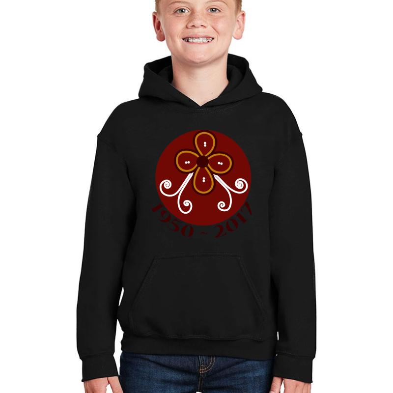 Tom Petty Wildflowers Youth Hooded Sweatshirt Boy Black