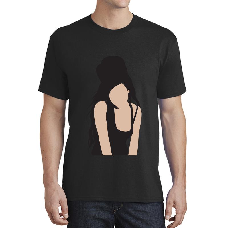 Amy Winehouse Unisex T-Shirt Men Black