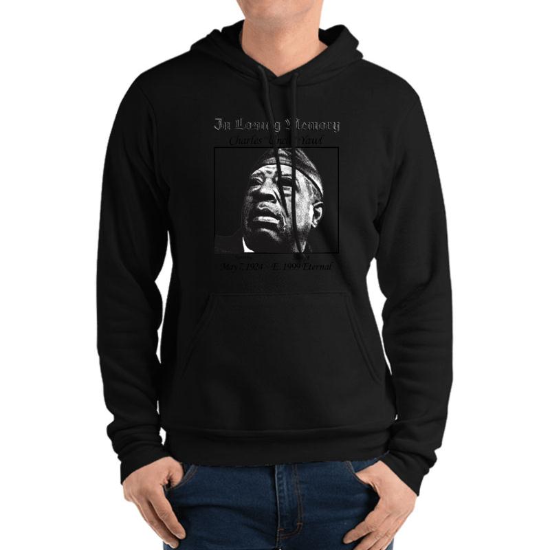 We Miss Our Uncle Charles Yawl Unisex Hooded Sweatshirt Men Black