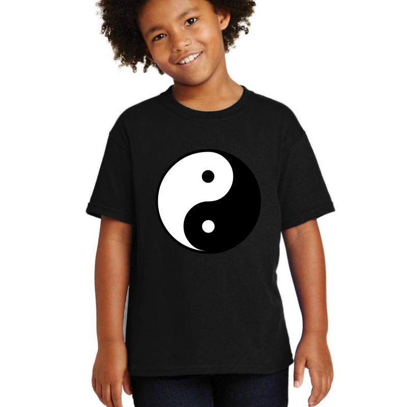 Yin Yang Youth T-Shirt Boy Black