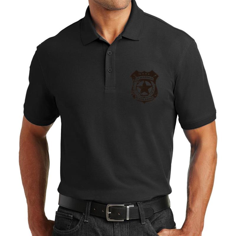 Wynonna Earp- Black Badge Division Unisex Polo Jersey Sport Shirt Men Black