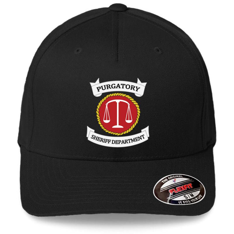 Wynonna Earp - Purgatory Sheriff Department Logo Flexfit Baseball Cap  Black