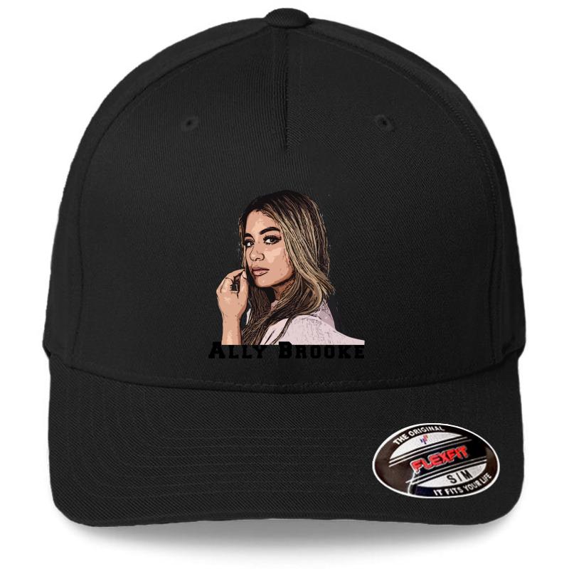 Ally Brooke Flexfit Baseball Cap  Black