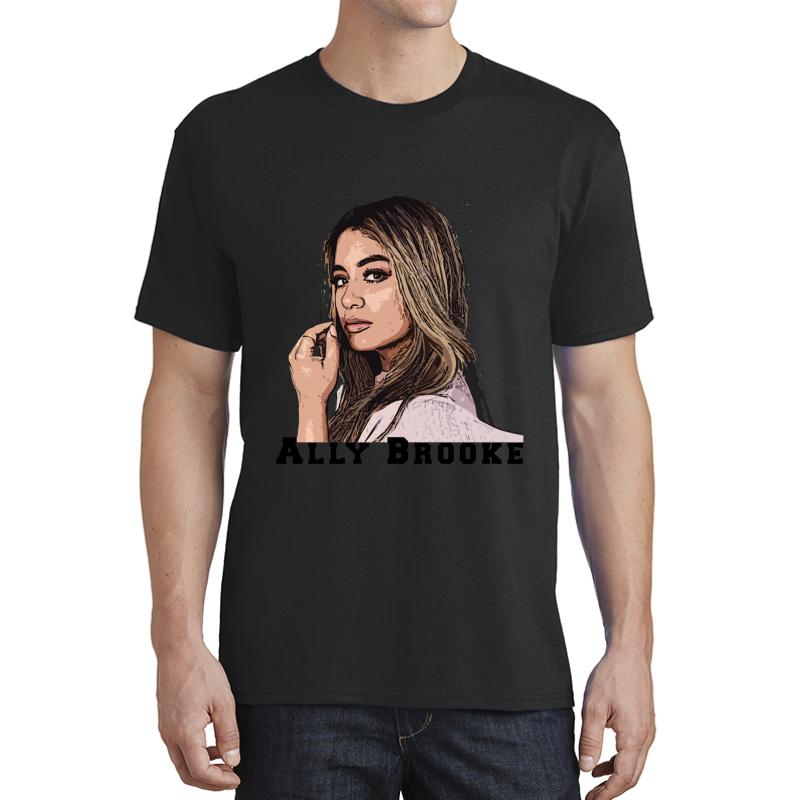 Ally Brooke Unisex T-Shirt Men Black