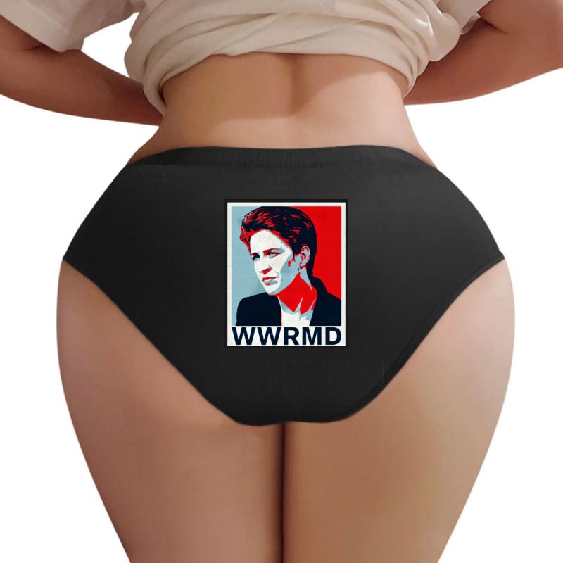 Wwrmd? What Would Rachel Maddow Do  Women Underwear Panties Women Black