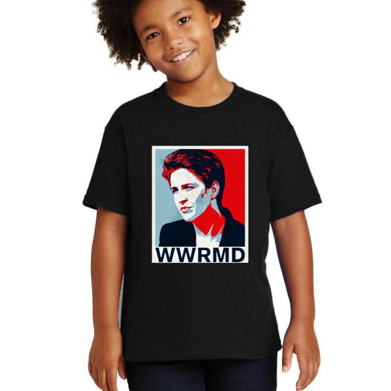 Wwrmd? What Would Rachel Maddow Do  Youth T-Shirt Boy Black