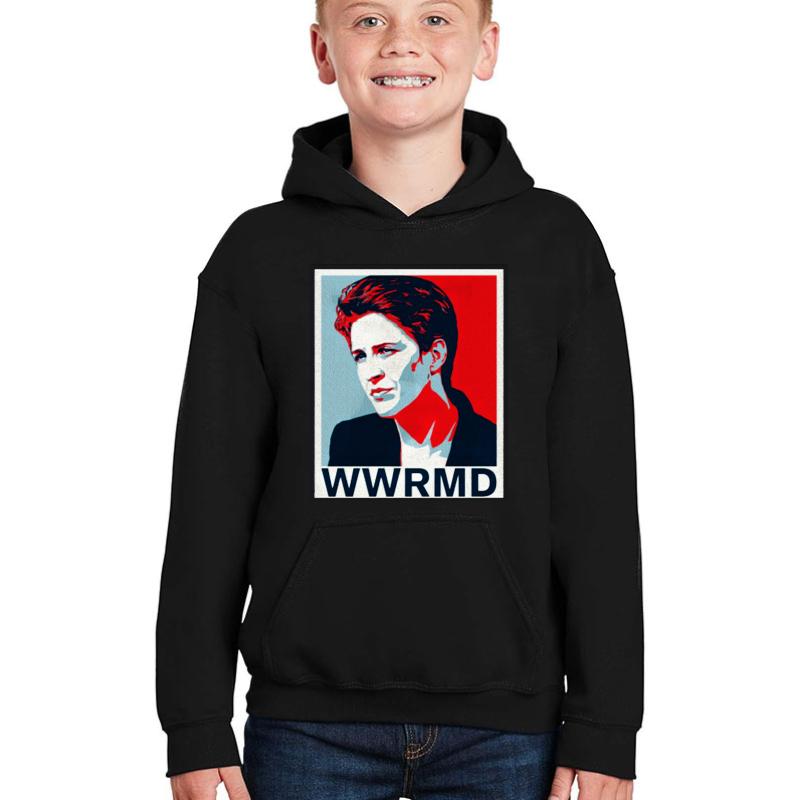 Wwrmd? What Would Rachel Maddow Do  Youth Hooded Sweatshirt Boy Black