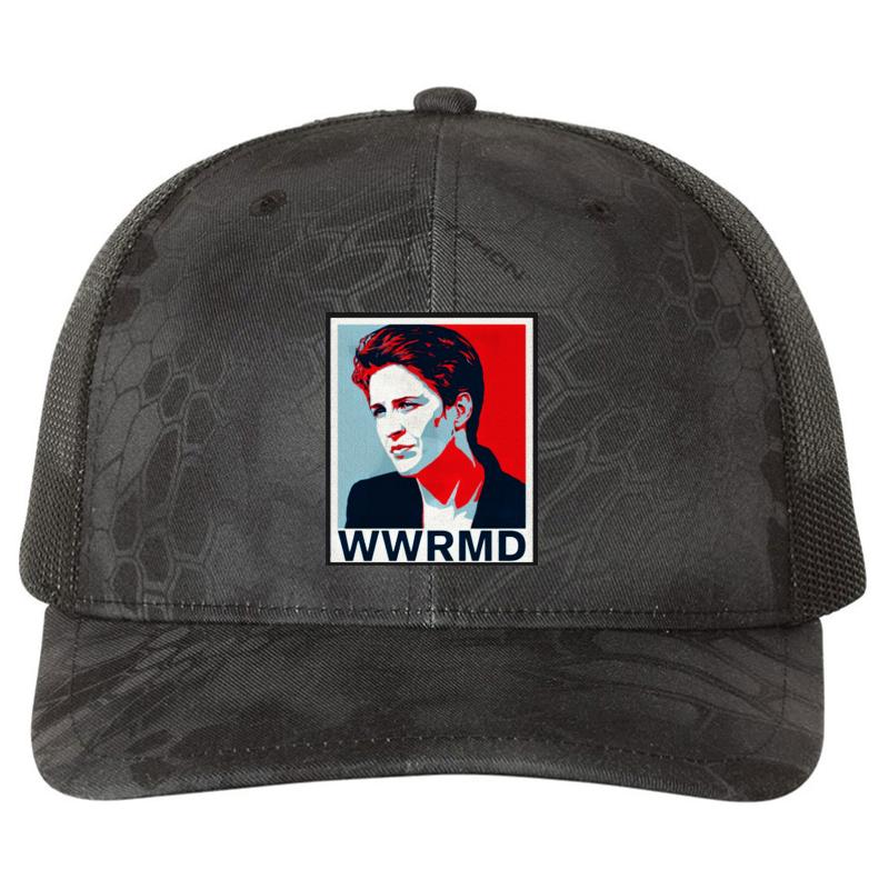 Wwrmd? What Would Rachel Maddow Do  Richardson Premium Trucker Snapback Cap  Kryptek Typhon Black