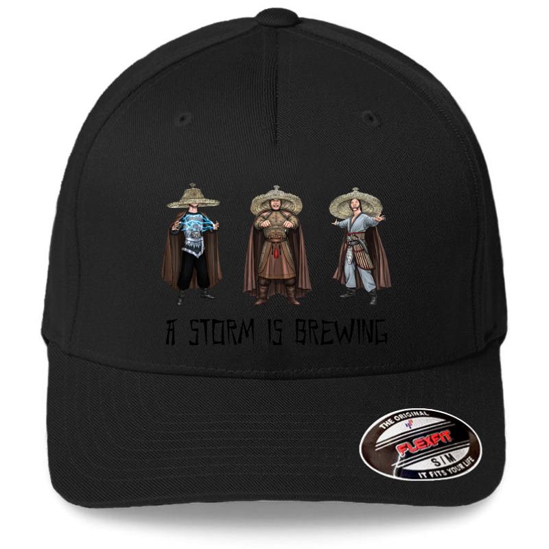 3 Storms - A Storm Is Brewing - Big Trouble In Little China 1986 Flexfit Baseball Cap  Black