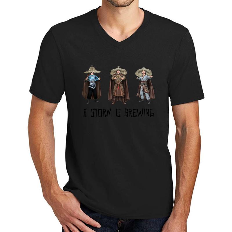 3 Storms - A Storm Is Brewing - Big Trouble In Little China 1986 Unisex V-Neck T-Shirt Men Black