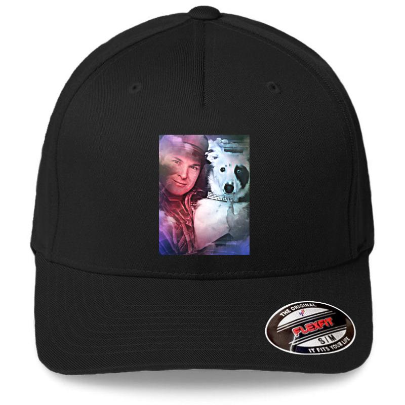 Zak Bagans And Gracie Flexfit Baseball Cap  Black