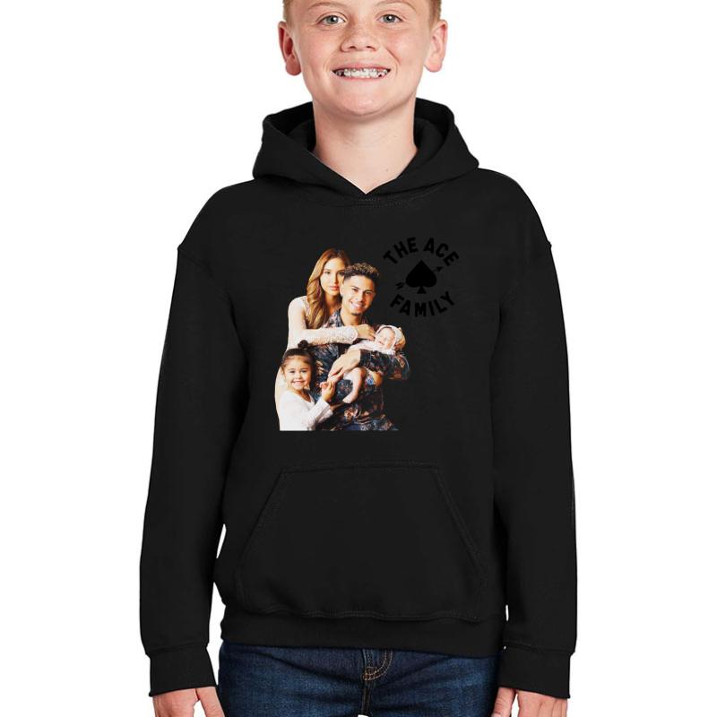 Ace Family Youth Hooded Sweatshirt Boy Black