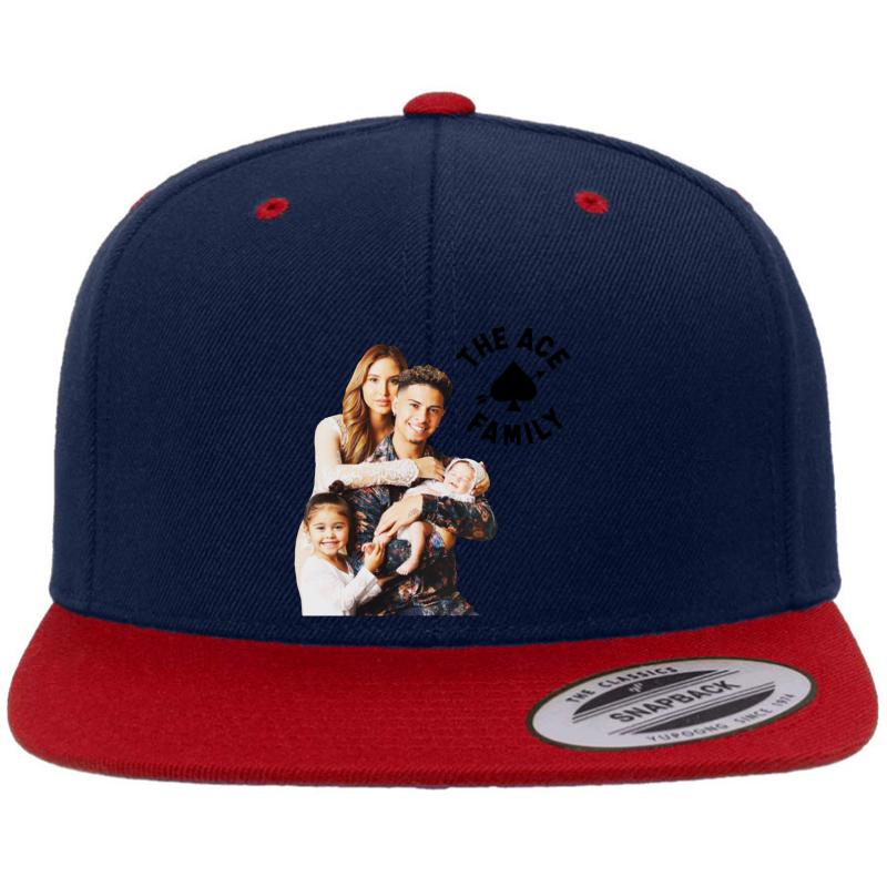 Ace Family Premium Flat Bill Snapback Cap  Navy