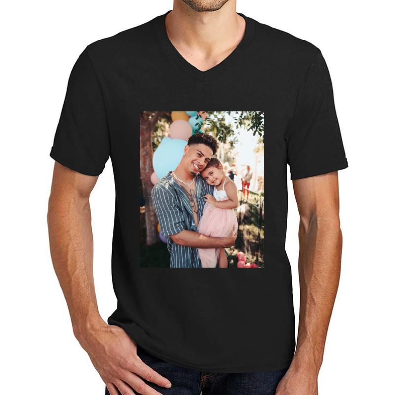 Ace Family Austin Unisex V-Neck T-Shirt Men Black