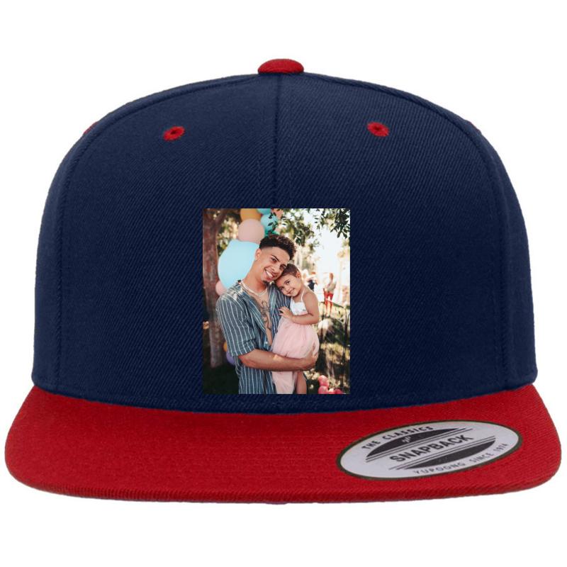 Ace Family Austin Premium Flat Bill Snapback Cap  Navy