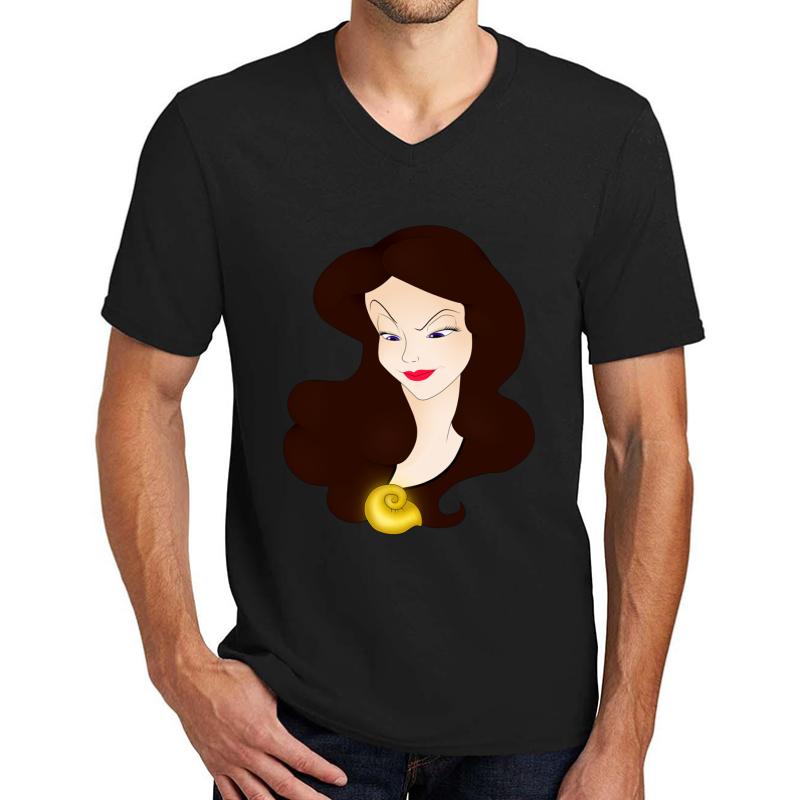 Vanessa - Ursula Unisex V-Neck T-Shirt Men Black