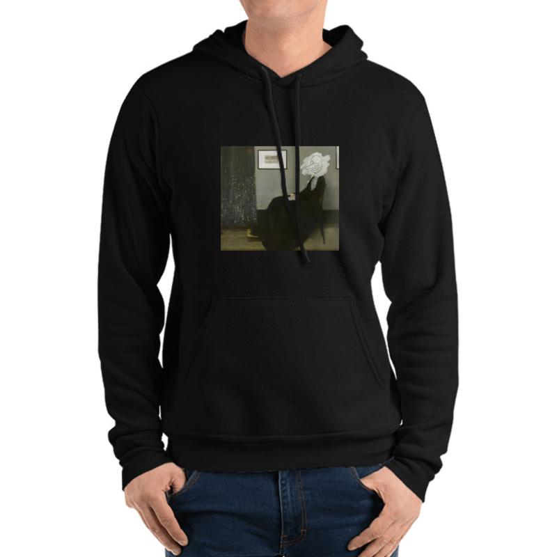 Whistler's Mother - Mr. Bean Unisex Hooded Sweatshirt Men Black