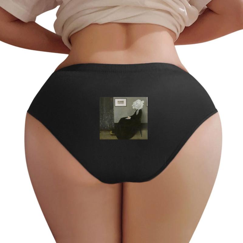 Whistler's Mother - Mr. Bean Women Underwear Panties Women Black