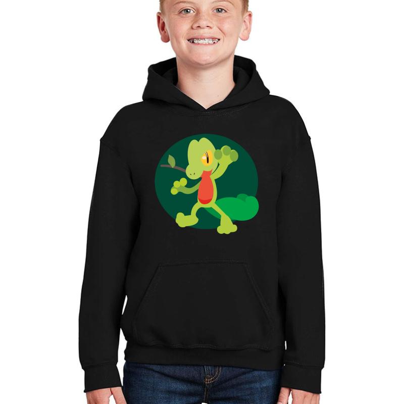 Treecko - 3Rd Gen Youth Hooded Sweatshirt Boy Black