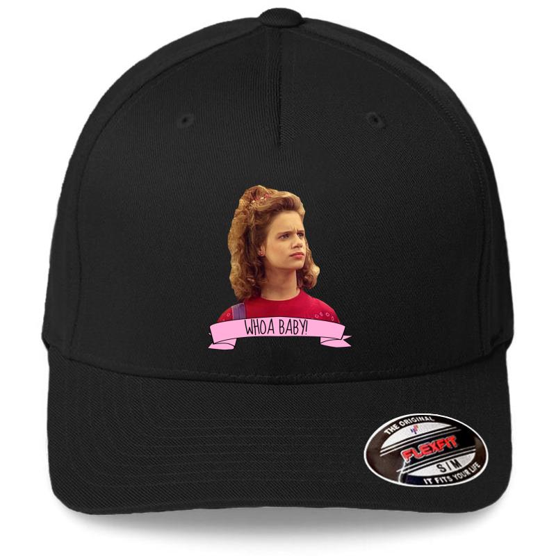 Whoa Baby Kimmy Gibler Flexfit Baseball Cap  Black