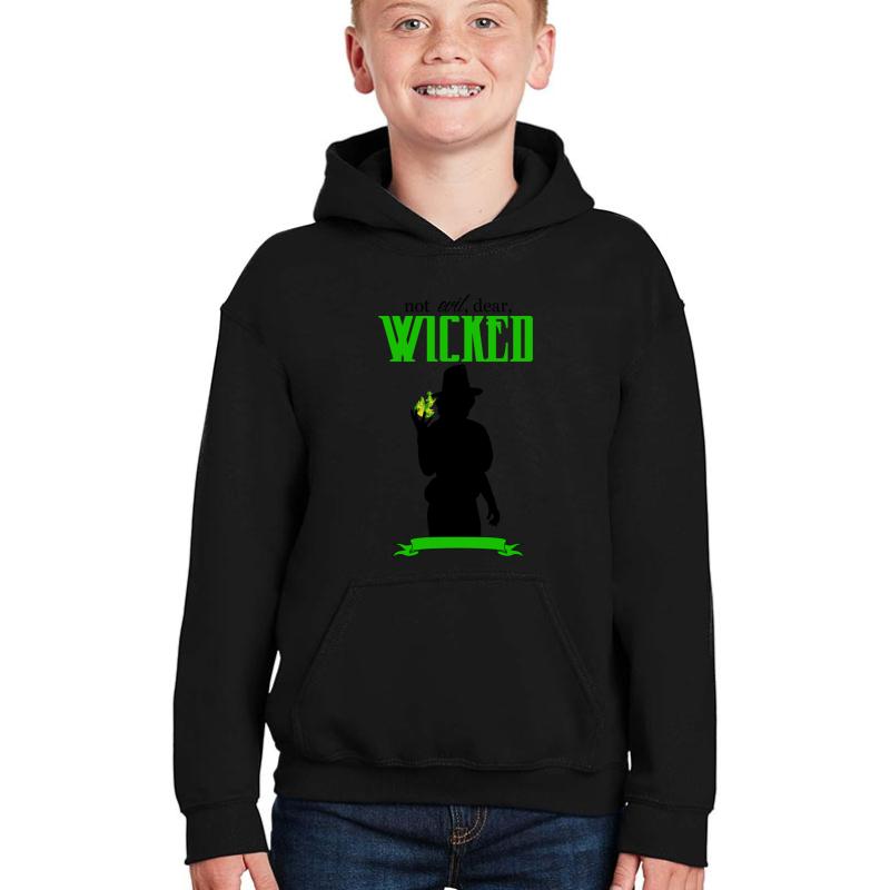 Zelena - Wicked Youth Hooded Sweatshirt Boy Black