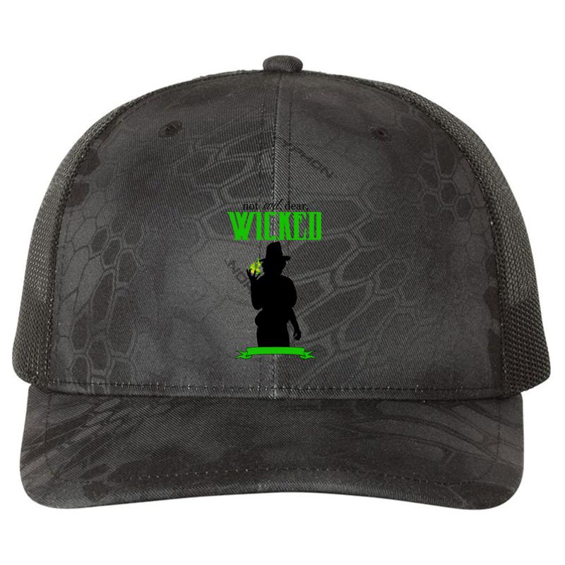 Zelena - Wicked Richardson Premium Trucker Snapback Cap  Kryptek Typhon Black