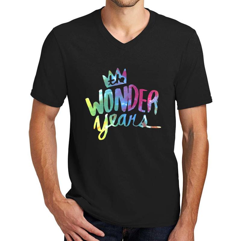 The Wonder Years Unisex V-Neck T-Shirt Men Black