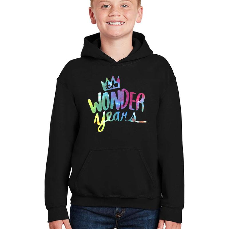 The Wonder Years Youth Hooded Sweatshirt Boy Black