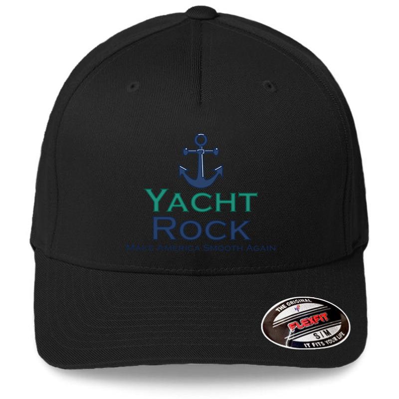 Yacht Rock Flexfit Baseball Cap  Black