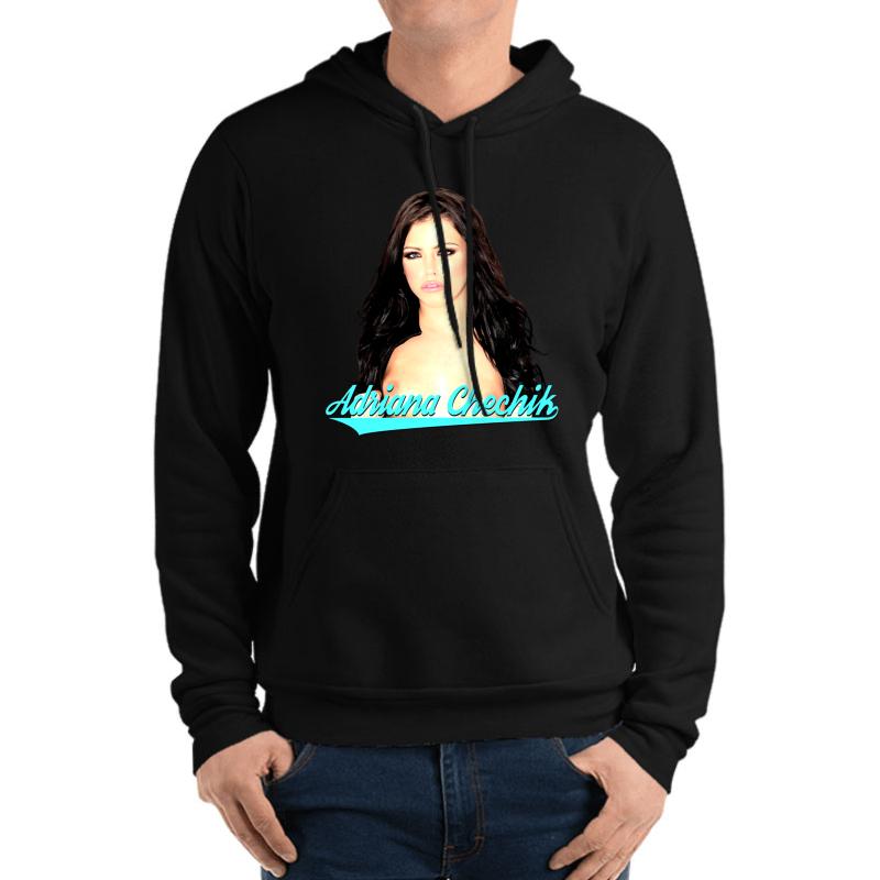 Adriana Chechik Unisex Hooded Sweatshirt Men Black