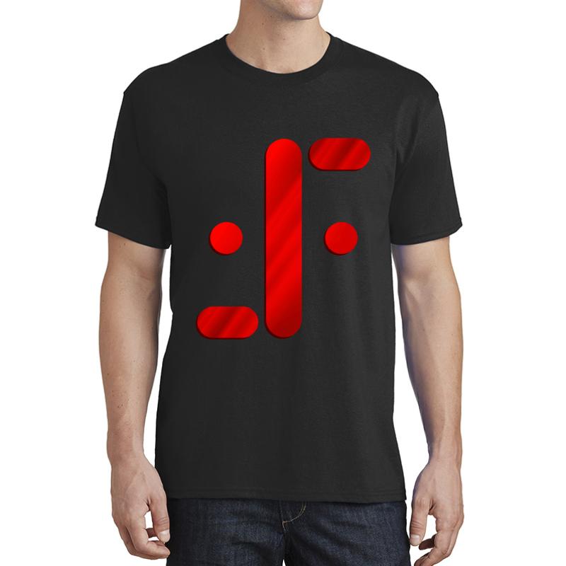 Visitor Symbol Classic 'V'  Unisex T-Shirt Men Black