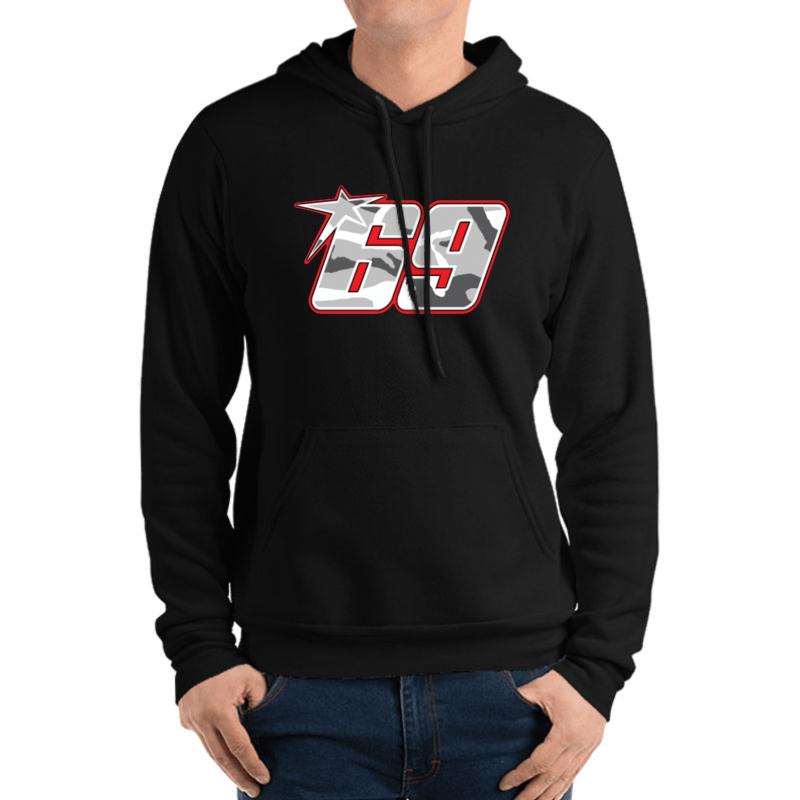 69 Nicky Hayden Unisex Hooded Sweatshirt Men Black