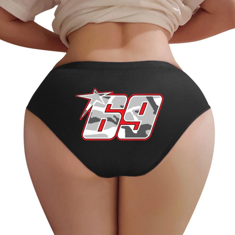 69 Nicky Hayden Women Underwear Panties Women Black