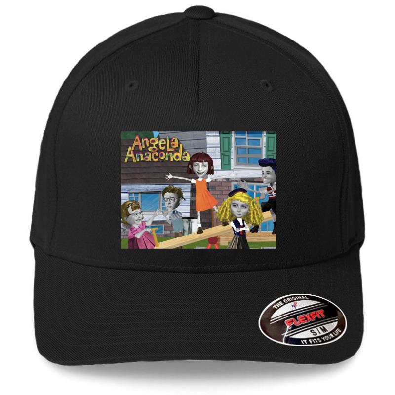 Angela Anaconda Flexfit Baseball Cap  Black