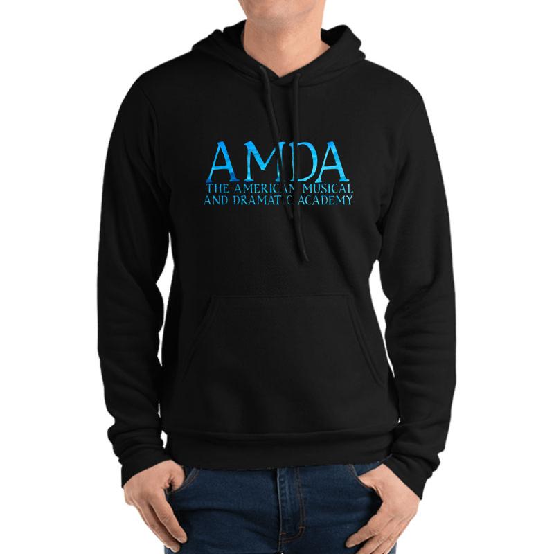 Amda 2 Unisex Hooded Sweatshirt Men Black