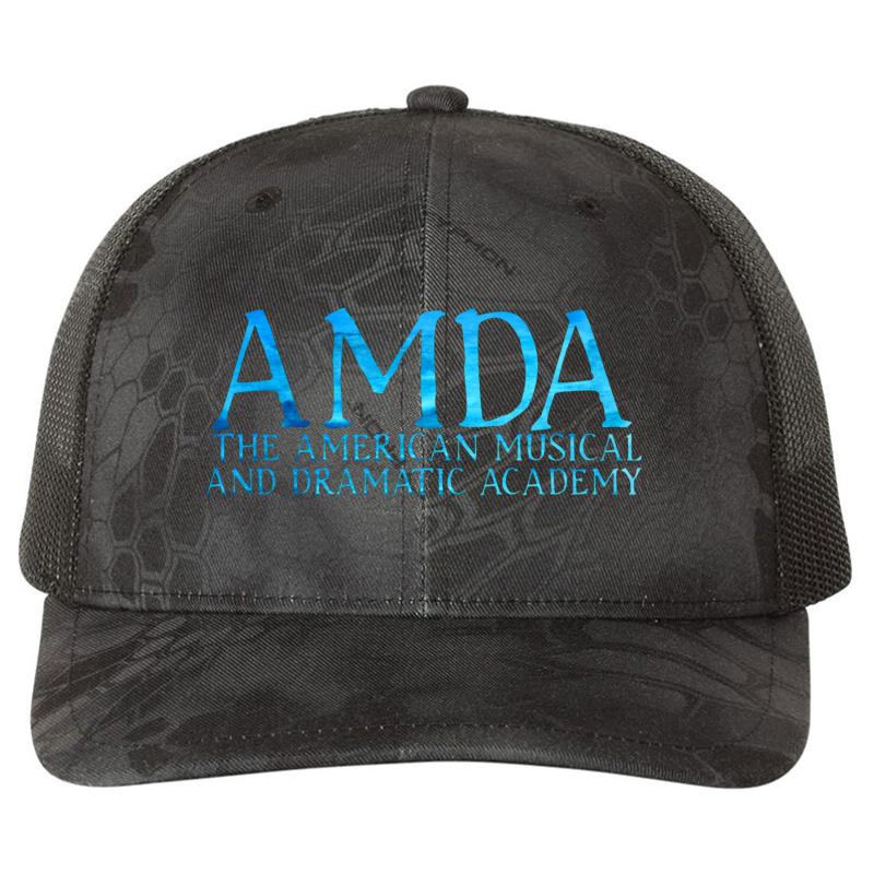 Amda 2 Richardson Premium Trucker Snapback Cap  Kryptek Typhon Black