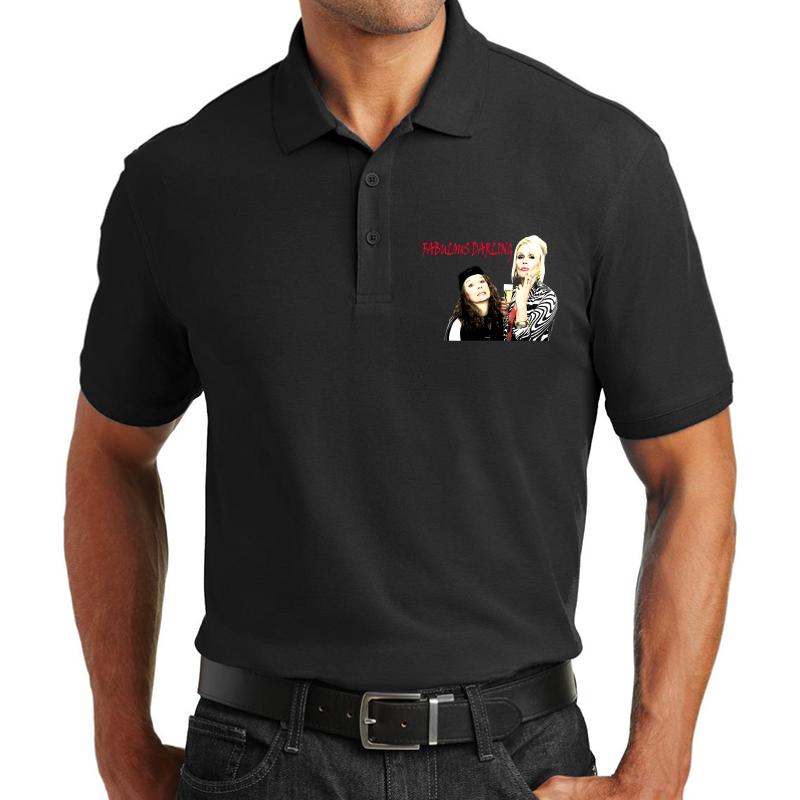 Absolutely Fabulous Unisex Polo Jersey Sport Shirt Men Black