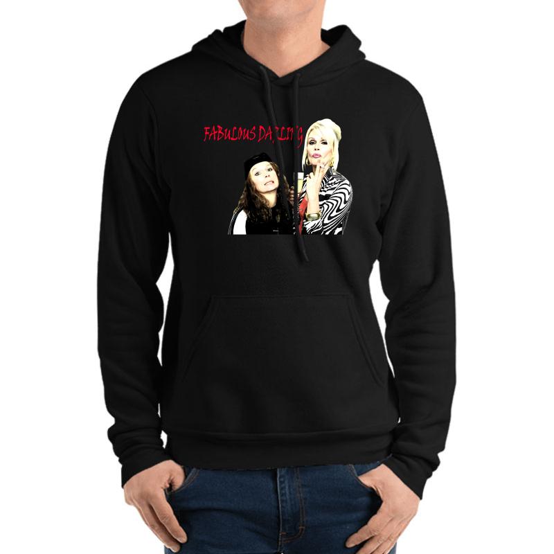 Absolutely Fabulous Unisex Hooded Sweatshirt Men Black