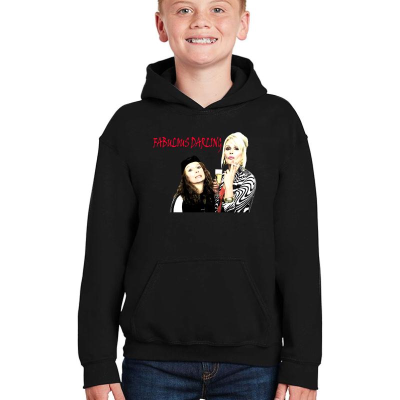 Absolutely Fabulous Youth Hooded Sweatshirt Boy Black