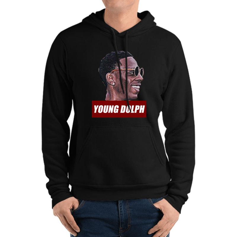 Young Dolph Unisex Hooded Sweatshirt Men Black