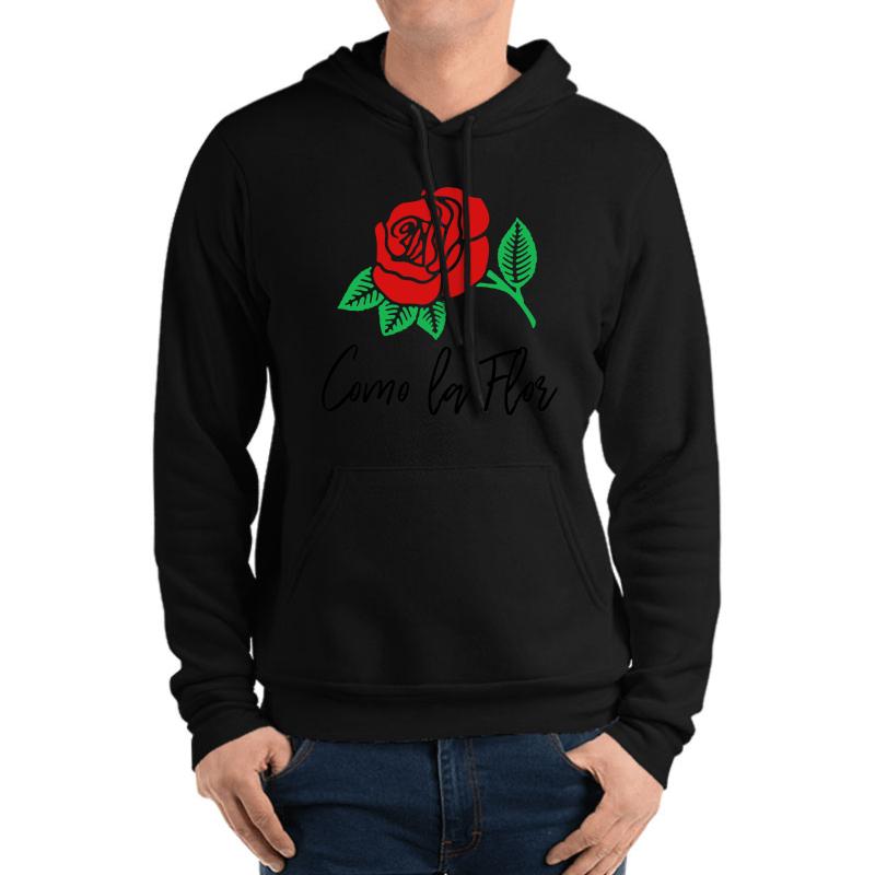 Unisex Hooded Sweatshirt Men Black