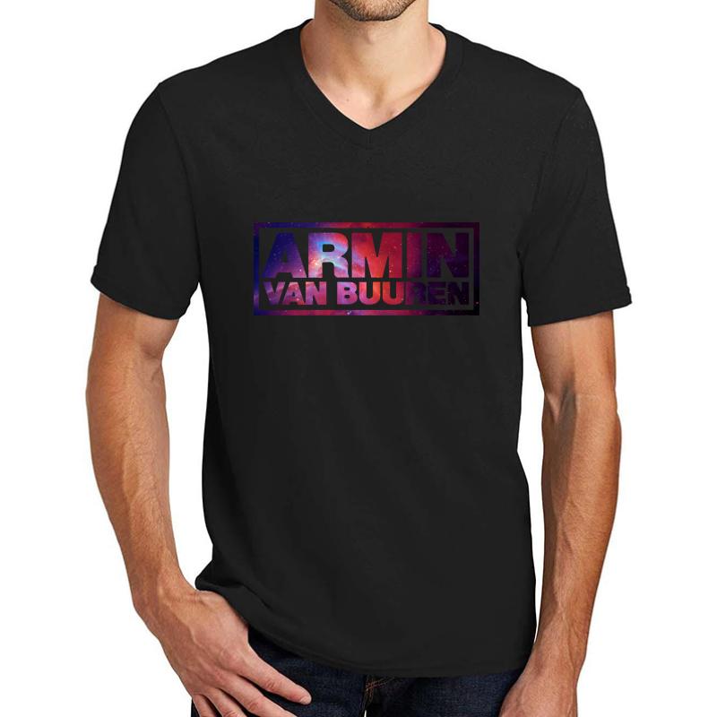 Armin Van Buuren Unisex V-Neck T-Shirt Men Black